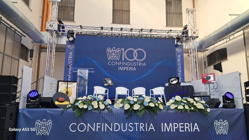 Tavola rotonda all'Expo Salso di Imperia dal titolo 'Confindustria Imperia: 100 anni di storia, tra sviluppo e passione’