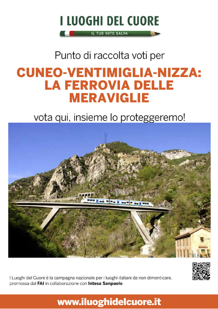 Sanremo: ferrovia Cuneo – Ventimiglia Luogo del Cuore FAI, sabato si vota in corso Matteotti
