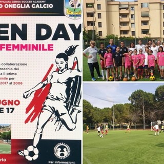 Calcio femminile, via all'ambizioso progetto di ASD Oneglia: subito grande successo ai Piani per l'Open Day