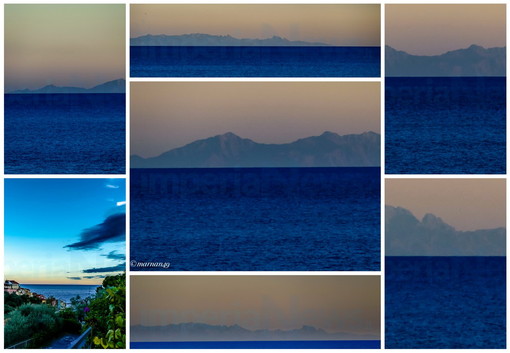 Fattori climatici ed aria più fredda: ecco lo spettacolo della Corsica immortalata questa mattina da Cervo (Foto)