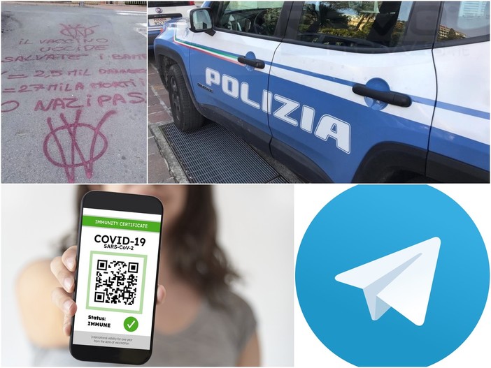 Perquisizioni a ‘No vax’ e ‘No green pass’ in tutta Italia, Polizia in azione anche in provincia di Imperia Perquisizioni a ‘No vax’ e ‘No green pass’ in tutta Italia, Polizia in azione anche in provincia di Imperia