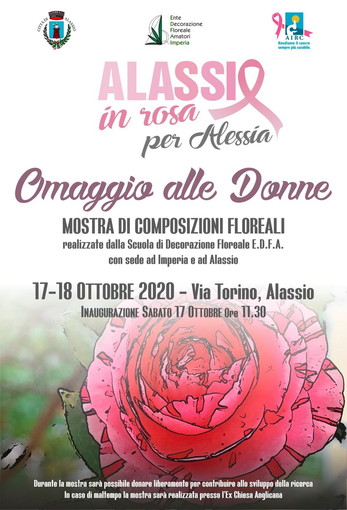 'Omaggio alle Donne', ad Alassio una mostra di composizioni floreali realizzate dalla Scuola di Decorazione Floreale EDFA di Imperia e Alassio