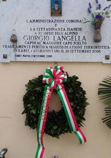 Diano Marina: oggi commemorazione del CMCS Giorgio Langella caduto in Afghanistan