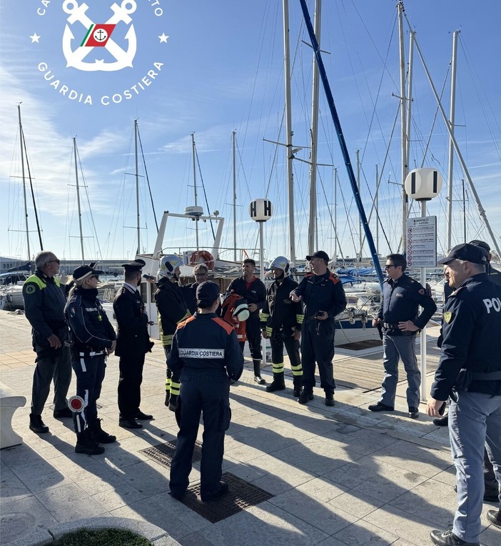 La Capitaneria di porto di Imperia coordina un’esercitazione di sicurezza marittima