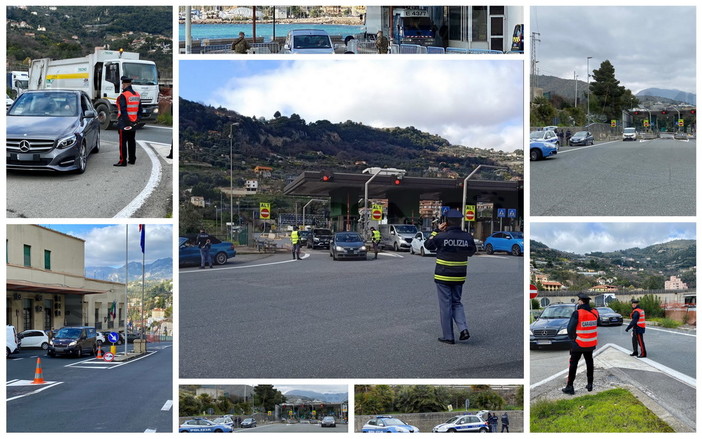 Intensificati i controlli ai confini e ai caselli autostradali per i francesi: impegnate tutte le forze dell'ordine (Foto)