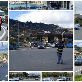 Intensificati i controlli ai confini e ai caselli autostradali per i francesi: impegnate tutte le forze dell'ordine (Foto)