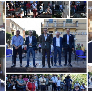 Diano Marina: un'ora e mezza di serrato dibattito tra i candidati a Sindaco di fronte a 500 spettatori (Foto)
