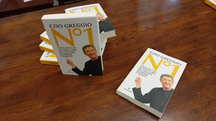 "N.1", Ezio Greggio presenta il suo libro a Imperia: l'appuntamento alla Fiera del Libro