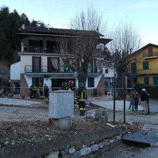 Nava: esplosione di ieri alla pizzeria 'Ai Forti', questa mattina sopralluogo del magistrato per la verifica delle cause (Foto)