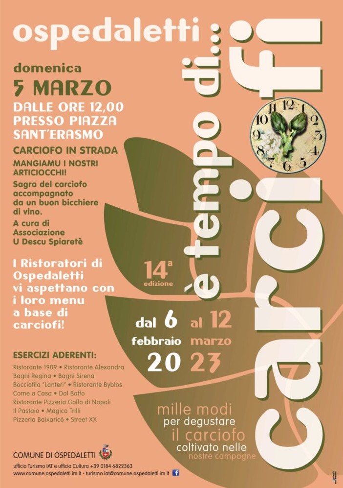 Tutti gli appuntamenti e manifestazioni da lunedì 20 a domenica 26 febbraio in Riviera e Côte d'Azur Tutti gli appuntamenti e manifestazioni da lunedì 20 a domenica 26 febbraio in Riviera e Côte d'Azur