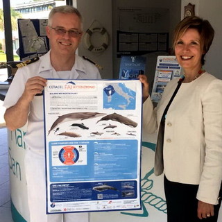 Imperia: la Capitaneria di Porto ha dato il via all'iniziativa per la salvaguardia dei Cetacei 'Fai Attenzione' Imperia: la Capitaneria di Porto ha dato il via all'iniziativa per la salvaguardia dei Cetacei 'Fai Attenzione'