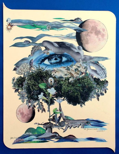 Imperia: fino al 28 settembre alla ‘Lagorio’ Adriana B. Ferrari e la sua mostra di collages 'La forma delle nuvole'