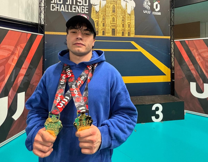 Arti Marziali, Fabrizio Frea dell’Infinity Jiu Jitsu conquista due ori al BJJ Challenge di Milano