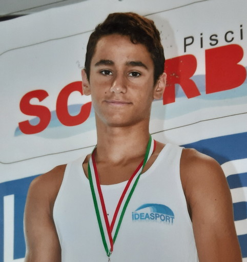 Nuoto giovanile: l'imperiese Federico Bosticco si laurea vice-campione regionale nei 50 e 100 stile libero