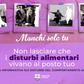 Sanità, disturbi alimentari: 1.744 pazienti presi in carico in Liguria nel 2023 (+5%)