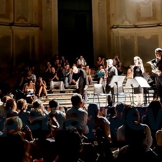 Cervo: ieri sera il concerto del 'Quintetto di Fiati' del Carlo Felice insieme a Valentina Messa (Foto)