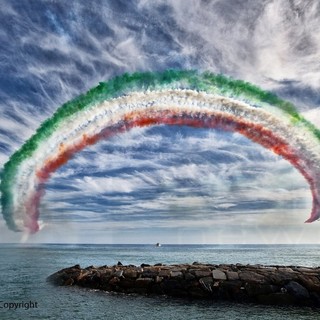 Ad Andora l'8 ottobre l'esibizione delle Frecce Tricolori
