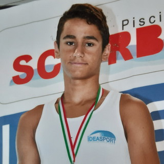 Nuoto giovanile: l'imperiese Federico Bosticco si laurea vice-campione regionale nei 50 e 100 stile libero