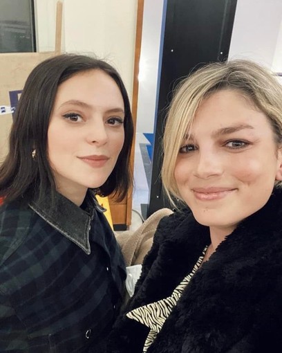 Francesca Michielin con Emma Marrone Francesca Michielin con Emma Marrone