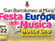 San Bartolomeo al Mare: 'Festa Europea della Musica' con cavalli bianchi sospesi in aria e una carrozza elettrica