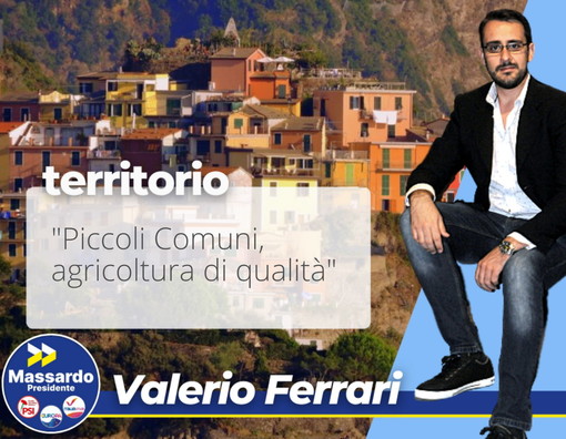 Agroalimentare, turismo e sviluppo economico, il punto di vista di Valerio Ferrari (Italia Viva)