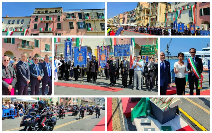 Festa della Repubblica a Imperia, cerimonie in piazza della Vittoria e in calata Cuneo (foto e video) Festa della Repubblica a Imperia, cerimonie in piazza della Vittoria e in calata Cuneo (foto e video)