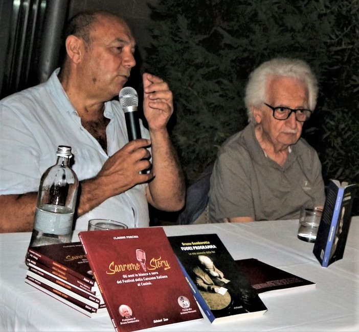 Marina di San Lorenzo: applausi per l’omaggio al Festival di Sanremo con Bruno Gambarotta e Claudio Porchia. Marina di San Lorenzo: applausi per l’omaggio al Festival di Sanremo con Bruno Gambarotta e Claudio Porchia.