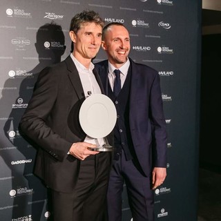 Giuliano Sperandio con Christophe Pelé, foto da The World Restaurant Awards