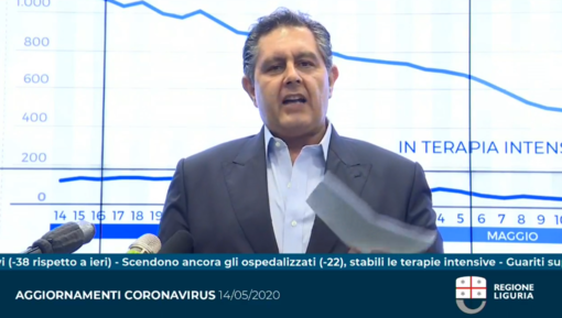 Coronavirus: annuncio del Presidente Giovanni Toti "Domani riunione col governo per concordare la fase tre" (video) Coronavirus: annuncio del Presidente Giovanni Toti "Domani riunione col governo per concordare la fase tre" (video)