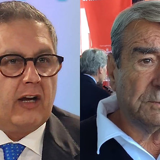 Da sinistra: Giovanni Toti e Aldo Spinelli