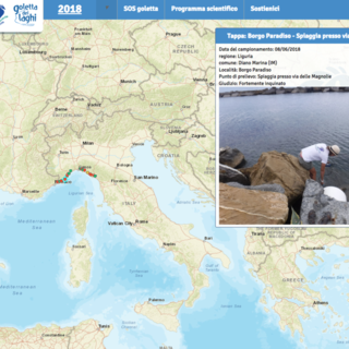 Diano Marina è tra i punti considerati fortemente inquinati secondo il report di Goletta Verde Diano Marina è tra i punti considerati fortemente inquinati secondo il report di Goletta Verde