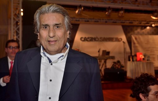 Toto Cutugno al Casinò di Sanremo Toto Cutugno al Casinò di Sanremo