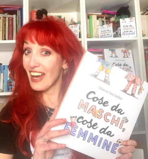 “Cose da maschi, cose da femmine”, il libro per bambini scritto da Ginevra Van Deflor a San Bartolomeo al Mare