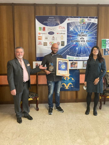 Lo chef imperiese Giuseppe Colletti conquista il Premio alla Buona Volontà 2020