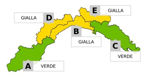 Torna il maltempo su tutta la Liguria con forti temporali. Risparmiato il Ponente