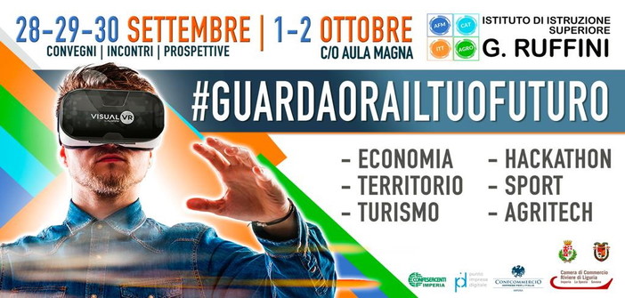 Imperia: prosegue il countdown per @guardaoltreiltuofuturo, da lunedì prossimo al 'Ruffini' Imperia: prosegue il countdown per @guardaoltreiltuofuturo, da lunedì prossimo al 'Ruffini'