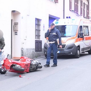 Olivetta San Michele: incidente sulla Statale 20 del Colle di Tenda, Suv investe padre e figlio e si cappotta (Foto)