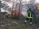 Pietrabruna: incendio boschivo nel pomeriggio sul monte Follia, intervento dei Vigili del Fuoco (Foto)