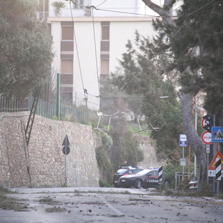 Forte vento stanotte sulla provincia: colpita Sanremo, Aurelia chiusa alla Vesca per alberi pericolanti (Foto e Video)