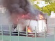 Viabilità: camion in fiamme sulla A10 tra Albisola e Savona, traffico bloccato in entrambe le direzioni (Foto e Video)