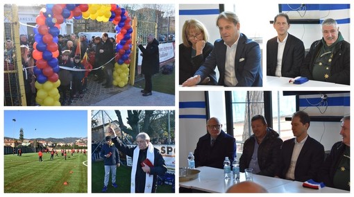 Diano Marina: inaugurato oggi il nuovo campo sportivo Wladimiro Marengo, sarà la casa della Dianese &amp; Golfo (Foto e video)