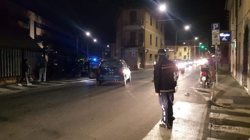 Imperia: scontro auto-moto in via Garessio, lievemente ferito il conducente del mezzo a due ruote (Foto)