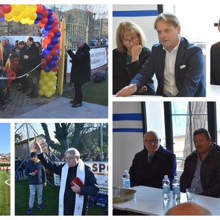 Diano Marina: inaugurato oggi il nuovo campo sportivo Wladimiro Marengo, sarà la casa della Dianese & Golfo (Foto e video) Diano Marina: inaugurato oggi il nuovo campo sportivo Wladimiro Marengo, sarà la casa della Dianese & Golfo (Foto e video)