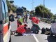 Santo Stefano al Mare: scontro auto-moto sull'Aurelia al bivio per Terzorio, 26enne di Taggia in gravi condizioni (Foto)