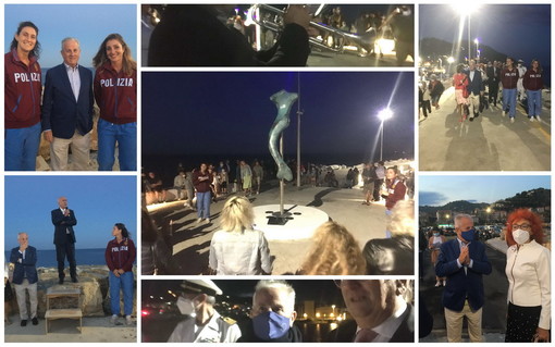 Imperia, il monumento "Forma Sirena" presentato ufficialmente alla cittadinanza (Video e Foto) Imperia, il monumento "Forma Sirena" presentato ufficialmente alla cittadinanza (Video e Foto)