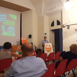 Elezioni regionali: ieri sera a Sanremo l'incontro dei Giovani Democratici della provincia con i candidati (Foto)
