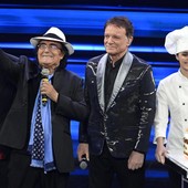 Gianni Morandi, Al Bano, Massimo Ranieri ed Ilaria Salerno (foto presa da quotidiano &quot;L'Arena&quot;)