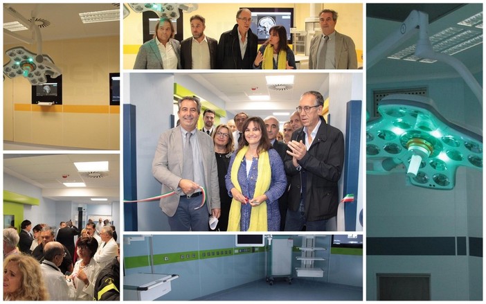 Sanremo: inaugurato questa mattina il nuovo 'blocco operatorio' all'ospedale 'Borea', una nuova eccellenza (Foto e Video)