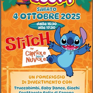 Imperia, sabato 4 ottobre il Pump Track diventa il parco dei bambini: giochi, bolle e Stitch Imperia, sabato 4 ottobre il Pump Track diventa il parco dei bambini: giochi, bolle e Stitch