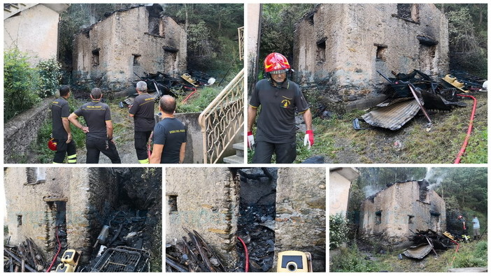 Vessalico: incendio di questa mattina in un casolare, duro lavoro per i Vigili del Fuoco (Foto) Vessalico: incendio di questa mattina in un casolare, duro lavoro per i Vigili del Fuoco (Foto)